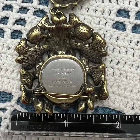 Heidi Daus RARE Watch Fob Brooch “Fob-ulous” a Horologist dream come true!